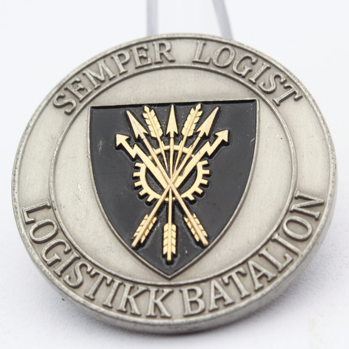 2308 Trentropp Logistikk Bataljon Challenge Coin 1.5" Copper Pre-Owned