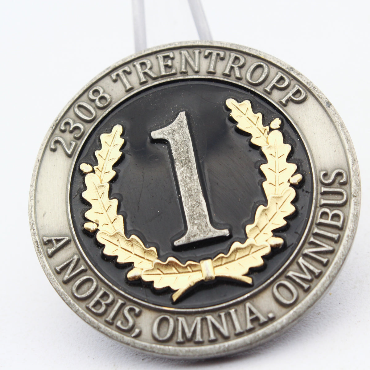 2308 Trentropp Logistikk Bataljon Challenge Coin 1.5" Copper Pre-Owned