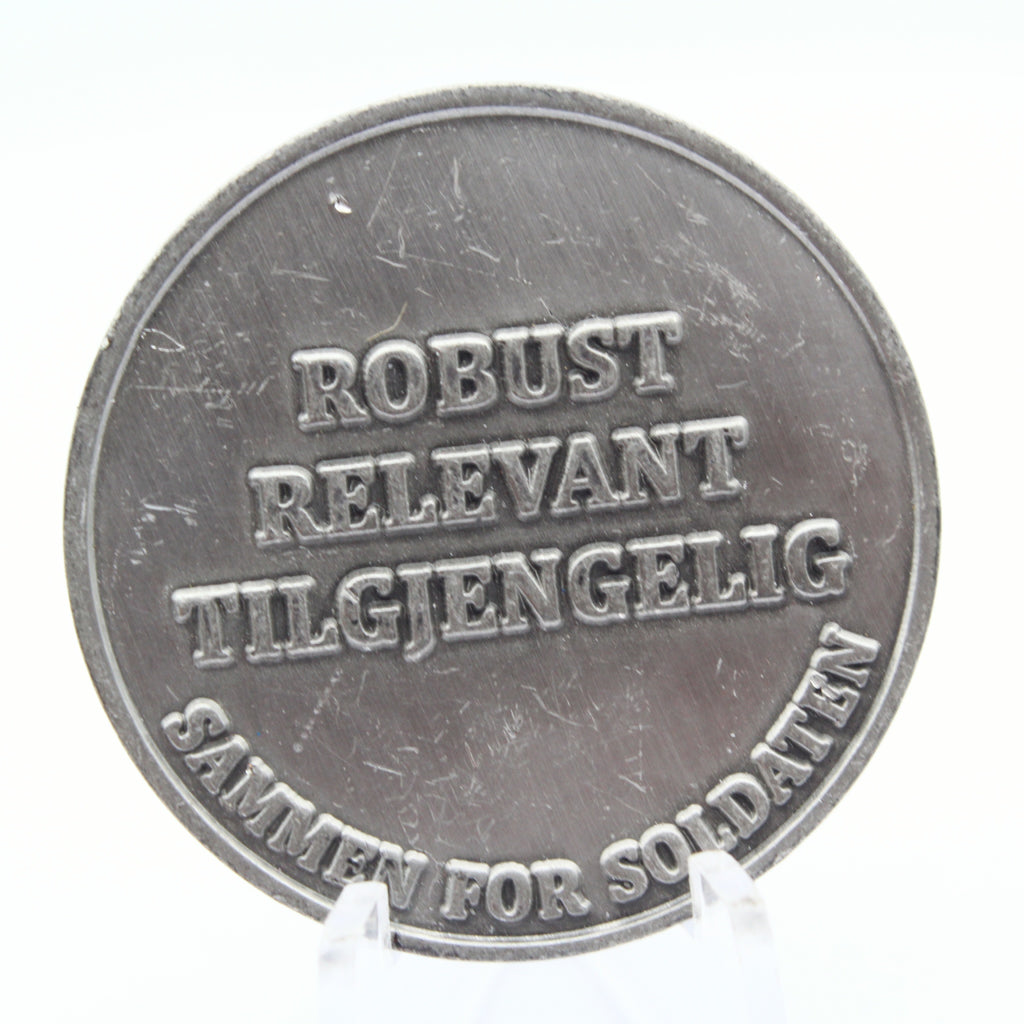 Norwegian Armed Forces Faith & Life Stance Corps Challenge Coin 1.5" Copper Pre-Owned