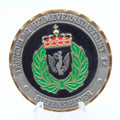 Norwegian Home Guard Trondelag Heimevernsdistrikt 12 Challenge Coin 1.5 Inch Pre-Owned
