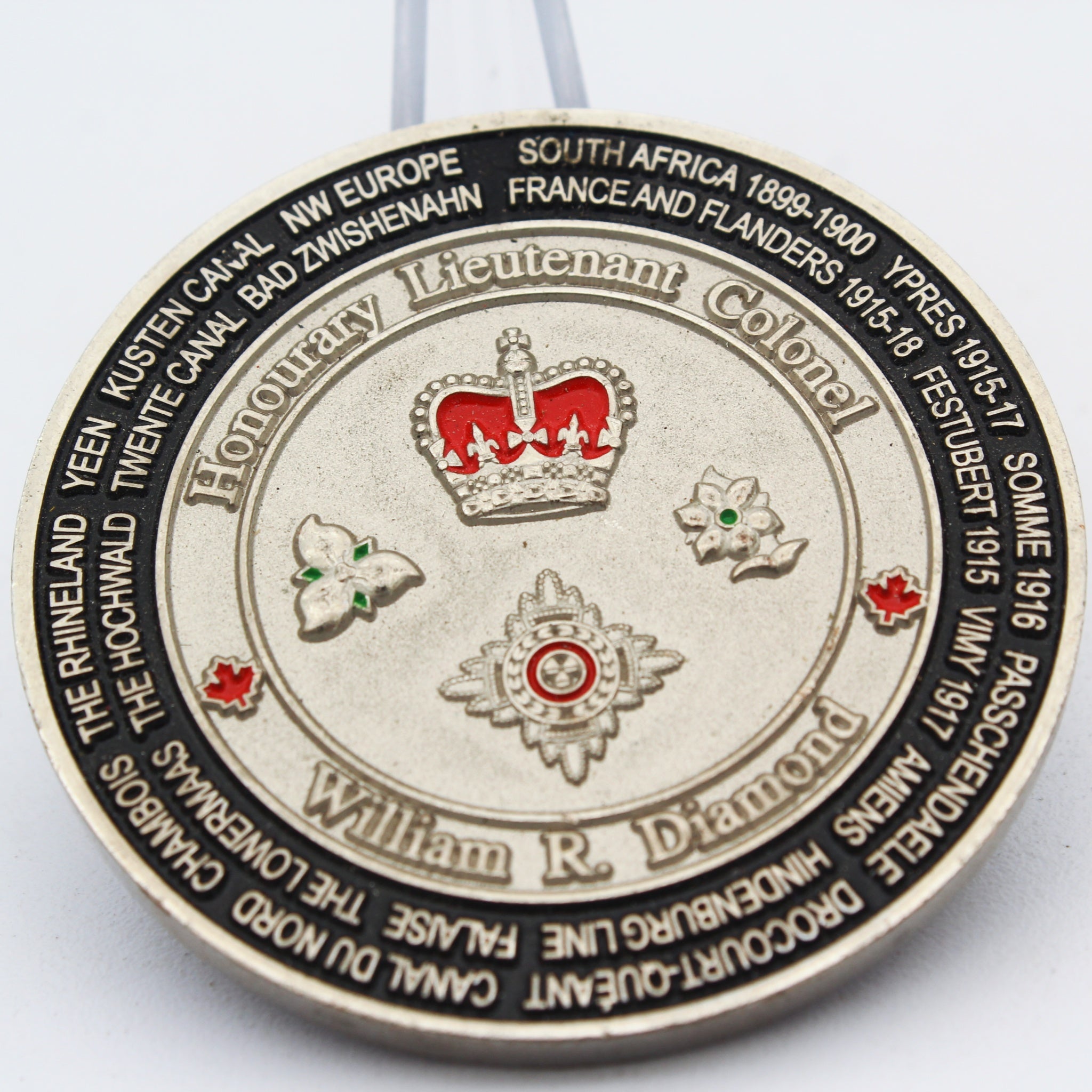 British Columbia Regiment (Duke of Connaught’s Own) Challenge Coin 2” Canada (Pre-Owned)