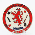 Brazilian Air Force Poker Reconhecimento Tático Challenge Coin 1º/10º GAv 1.75” Pre-owned