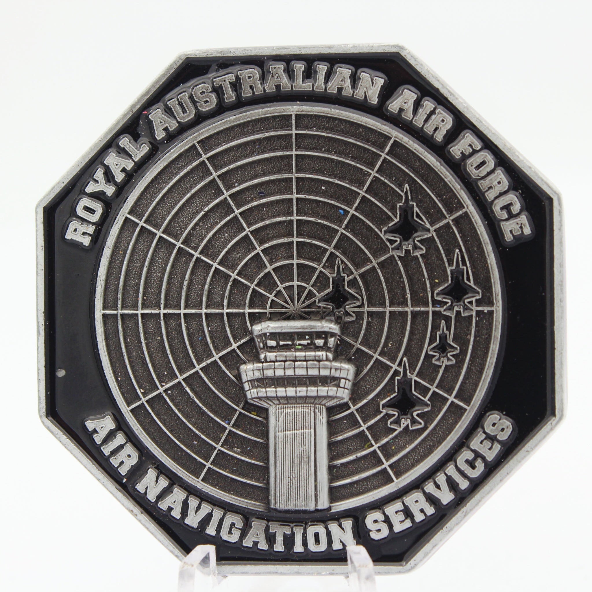 Royal Australian Air Force 44 Wing Air Navigation Services Challenge Coin 2.0" Copper Used