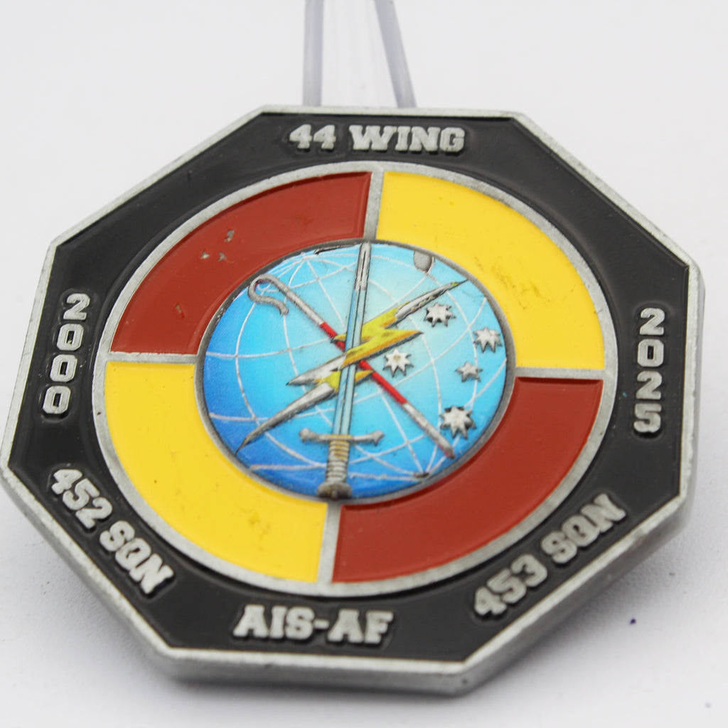 Royal Australian Air Force 44 Wing Air Navigation Services Challenge Coin 2.0" Copper Used