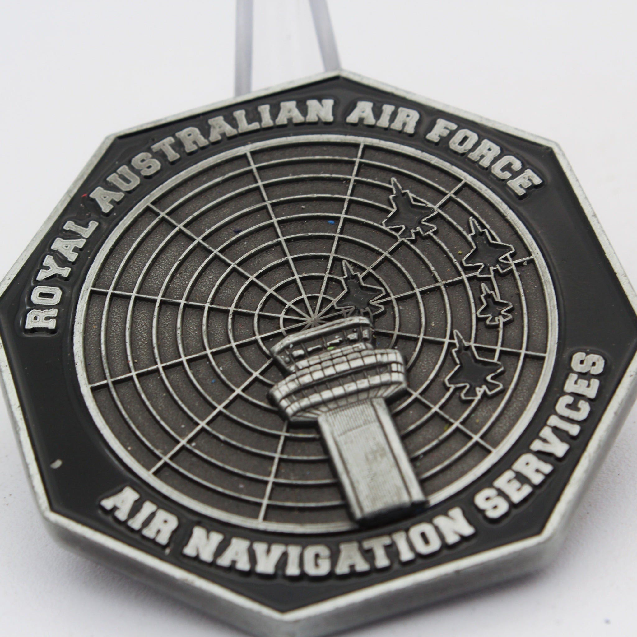 Royal Australian Air Force 44 Wing Air Navigation Services Challenge Coin 2.0" Copper Used
