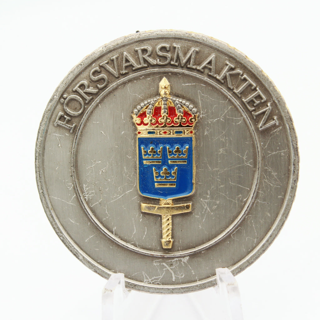 Swedish Armed Forces Sjötransportenheten Seahorse Challenge Coin 1.5" Copper Used