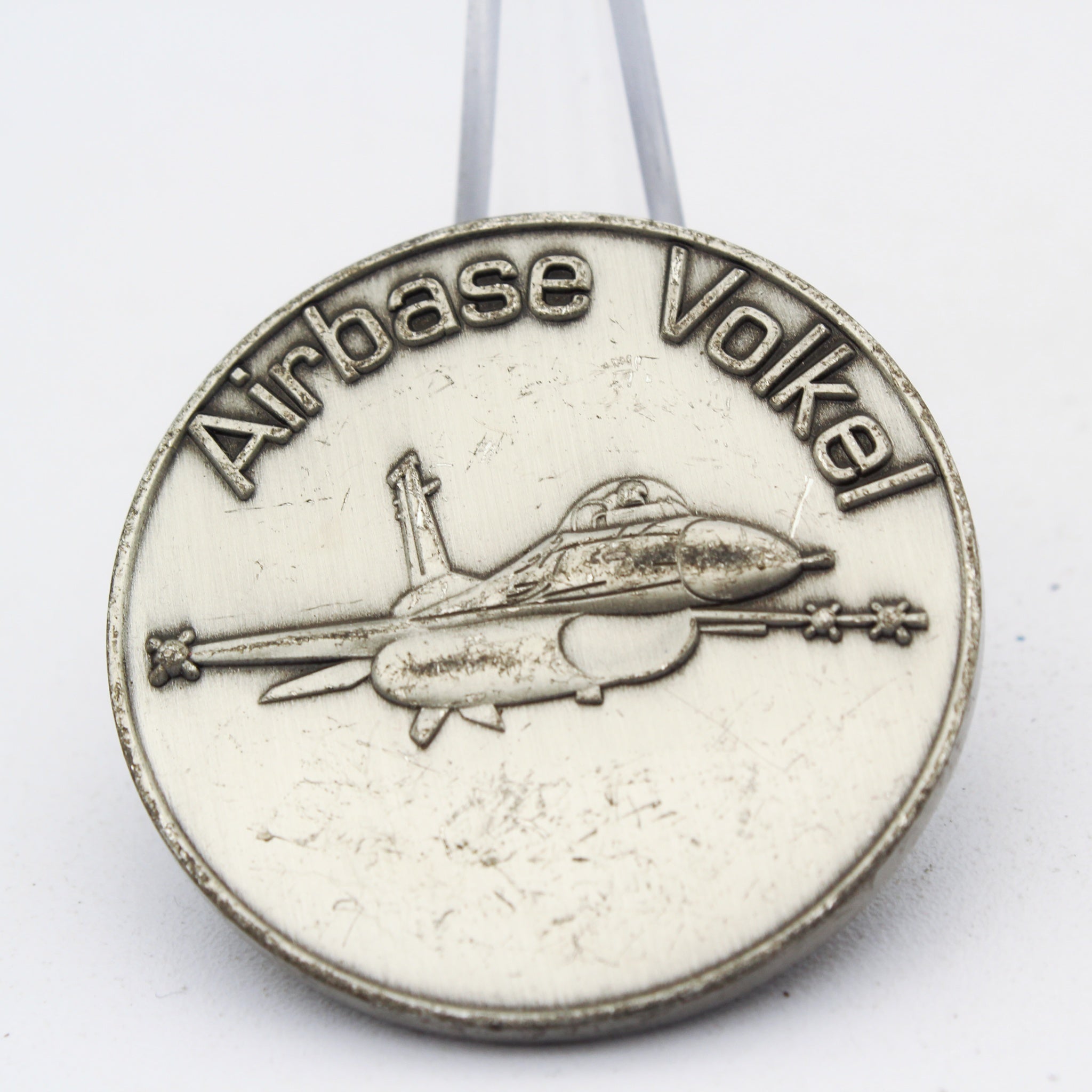 900 SQN Airbase Volkel Fighter Jet Hornet Challenge Coin 1.5" Copper Used