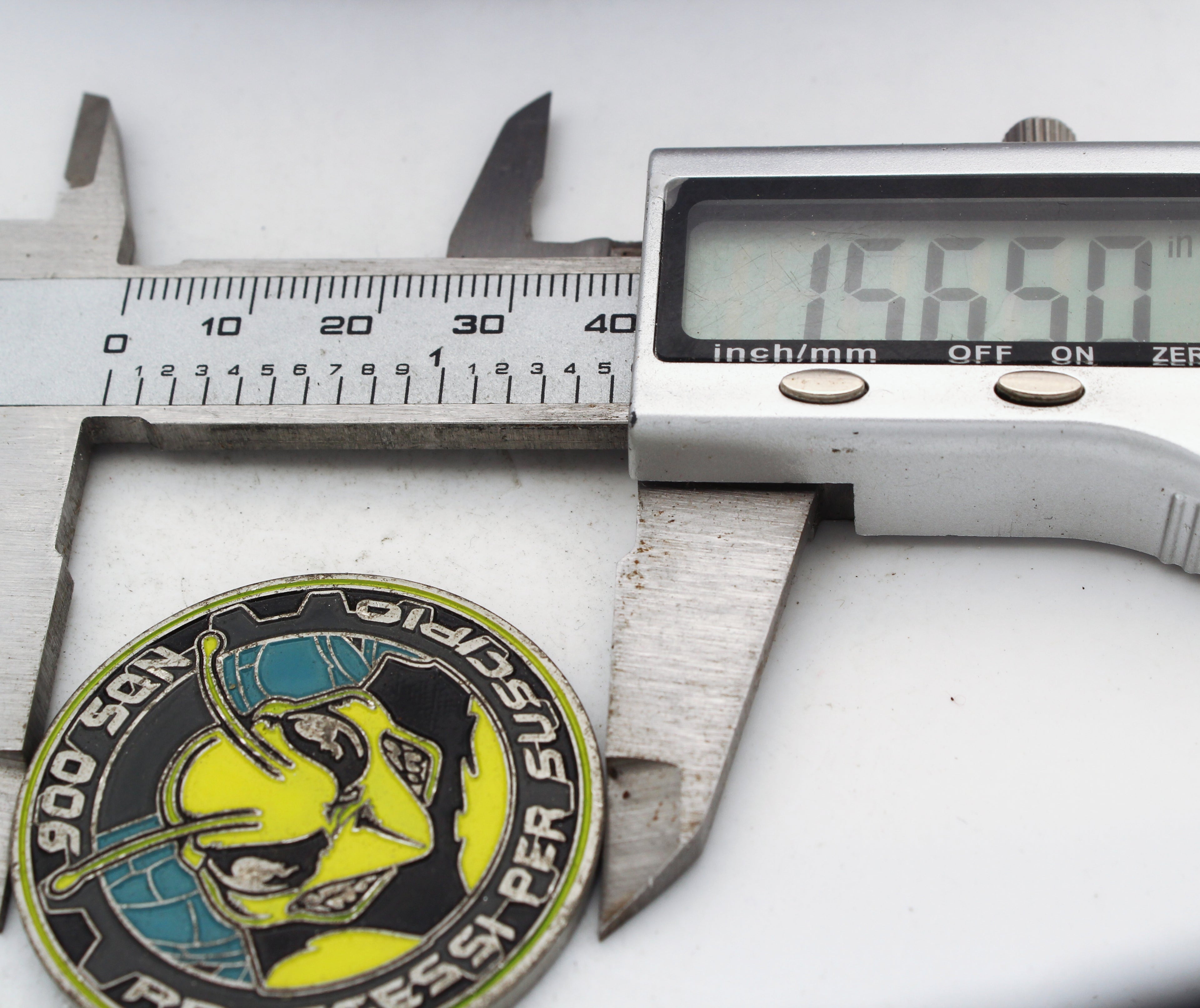 900 SQN Airbase Volkel Fighter Jet Hornet Challenge Coin 1.5" Copper Used