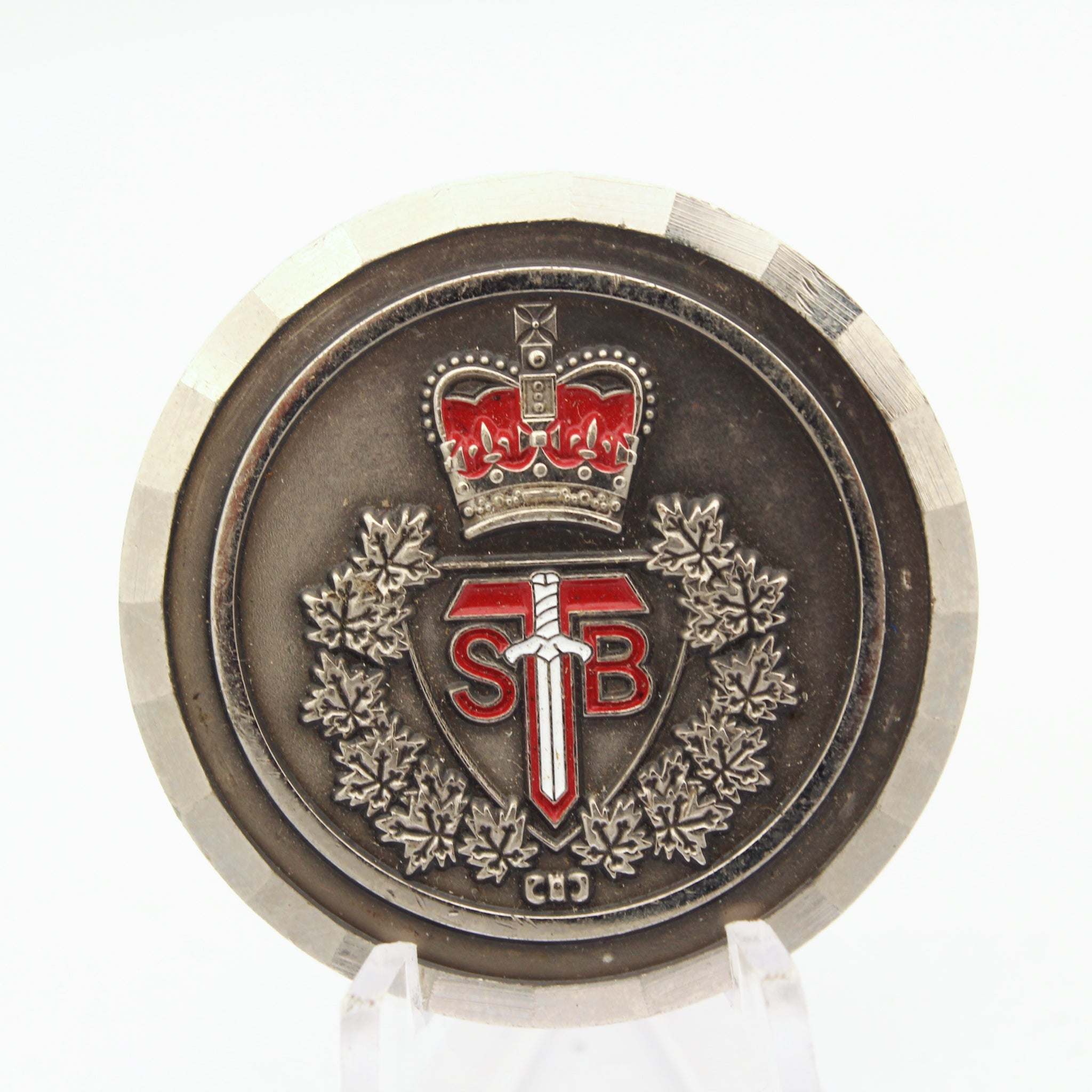 STB CID Oculus Iustitiae Justice Emblem Challenge Coin 1.5" Copper Used