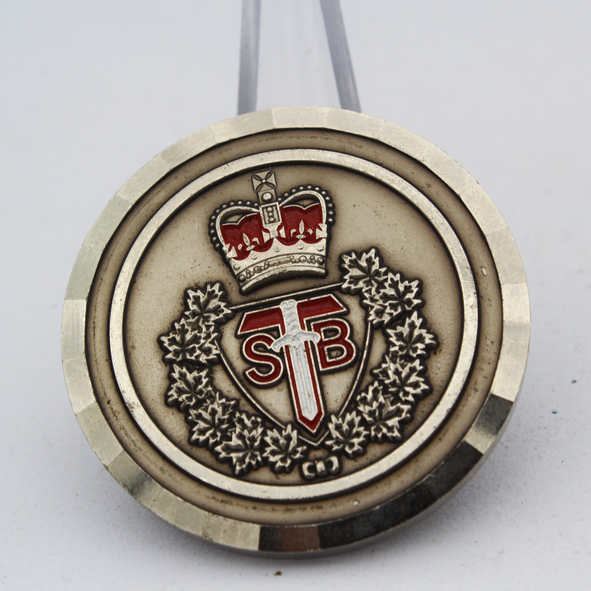 STB CID Oculus Iustitiae Justice Emblem Challenge Coin 1.5" Copper Used