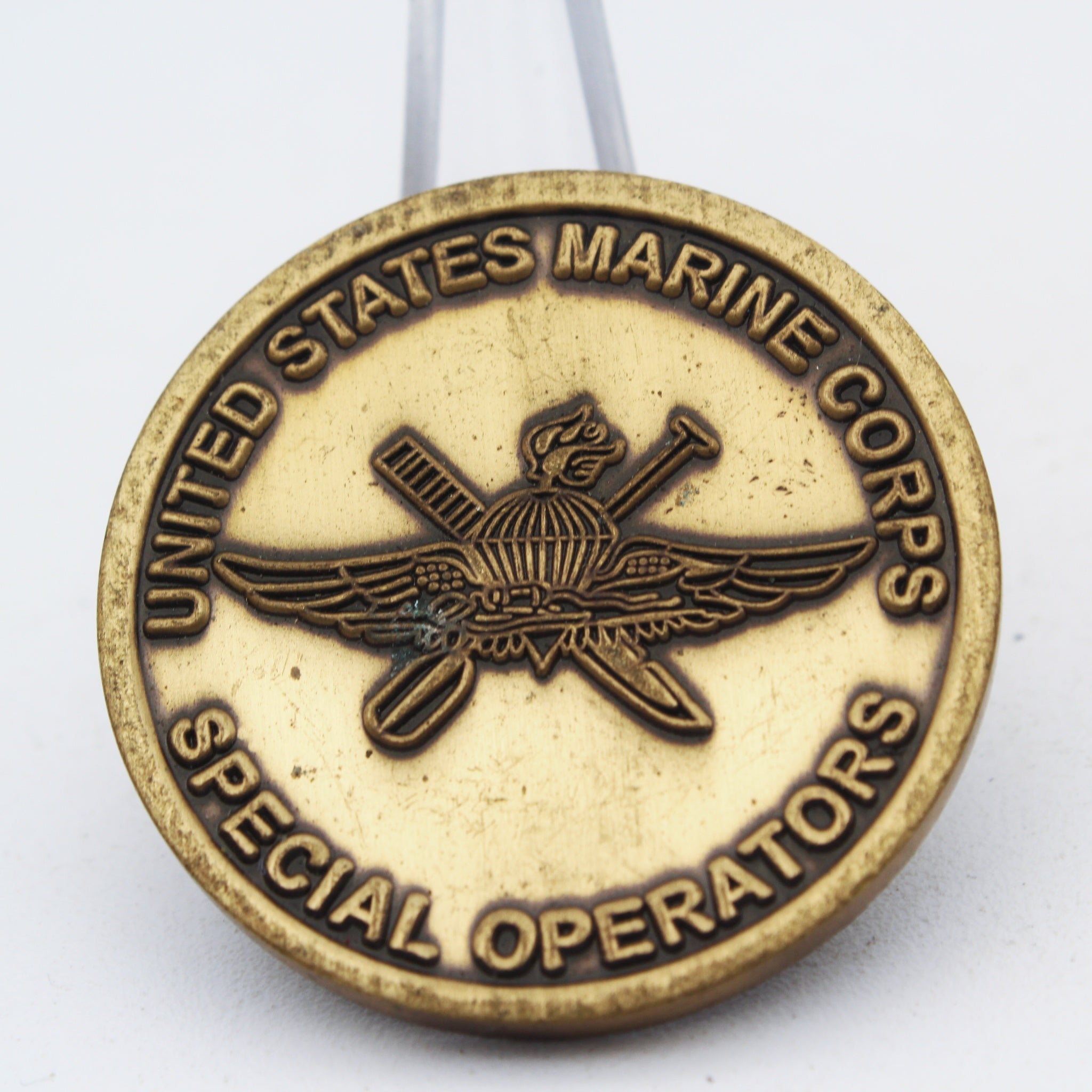 United States Marine Corps Special Operators Challenge Coin 1.5" Copper Used