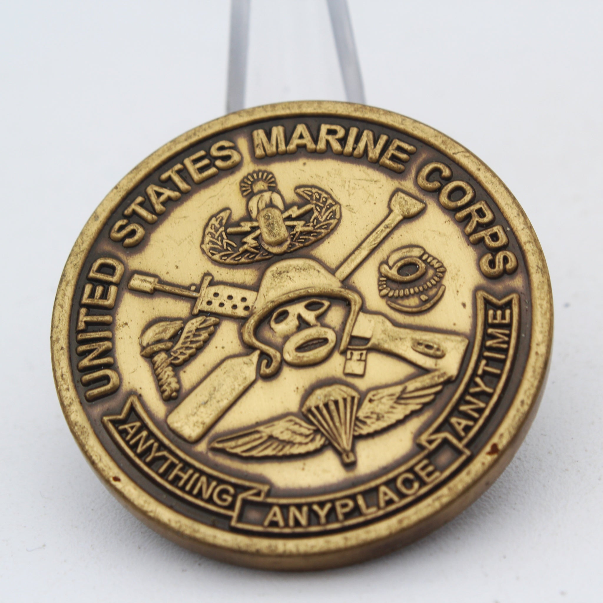 United States Marine Corps Special Operators Challenge Coin 1.5" Copper Used