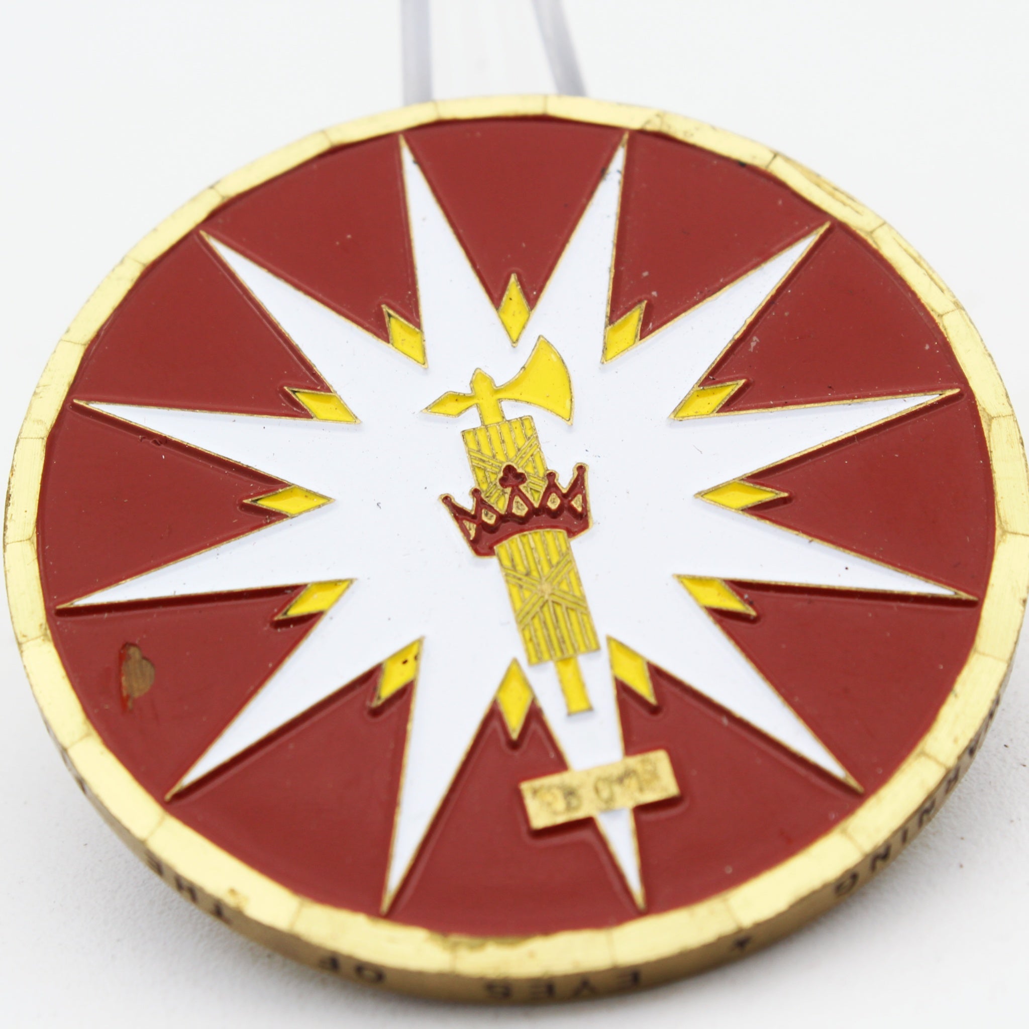 UAW-116 Sun Kings Challenge Coin 2 Inch Brass US Navy Aviation Collectible Pre-owned