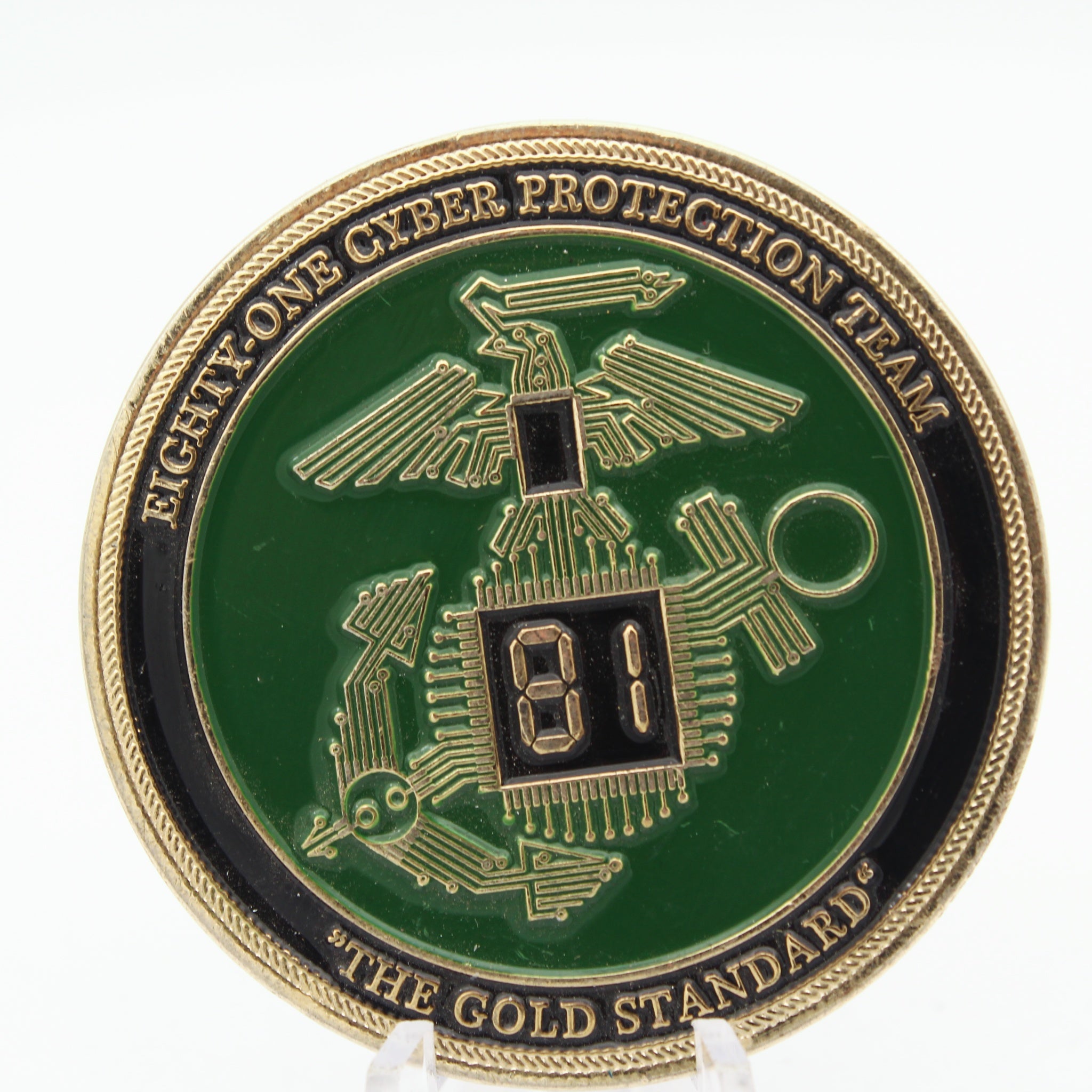 High One Cyber Protection Team Challenge Coin Cyber Security Military Collectible