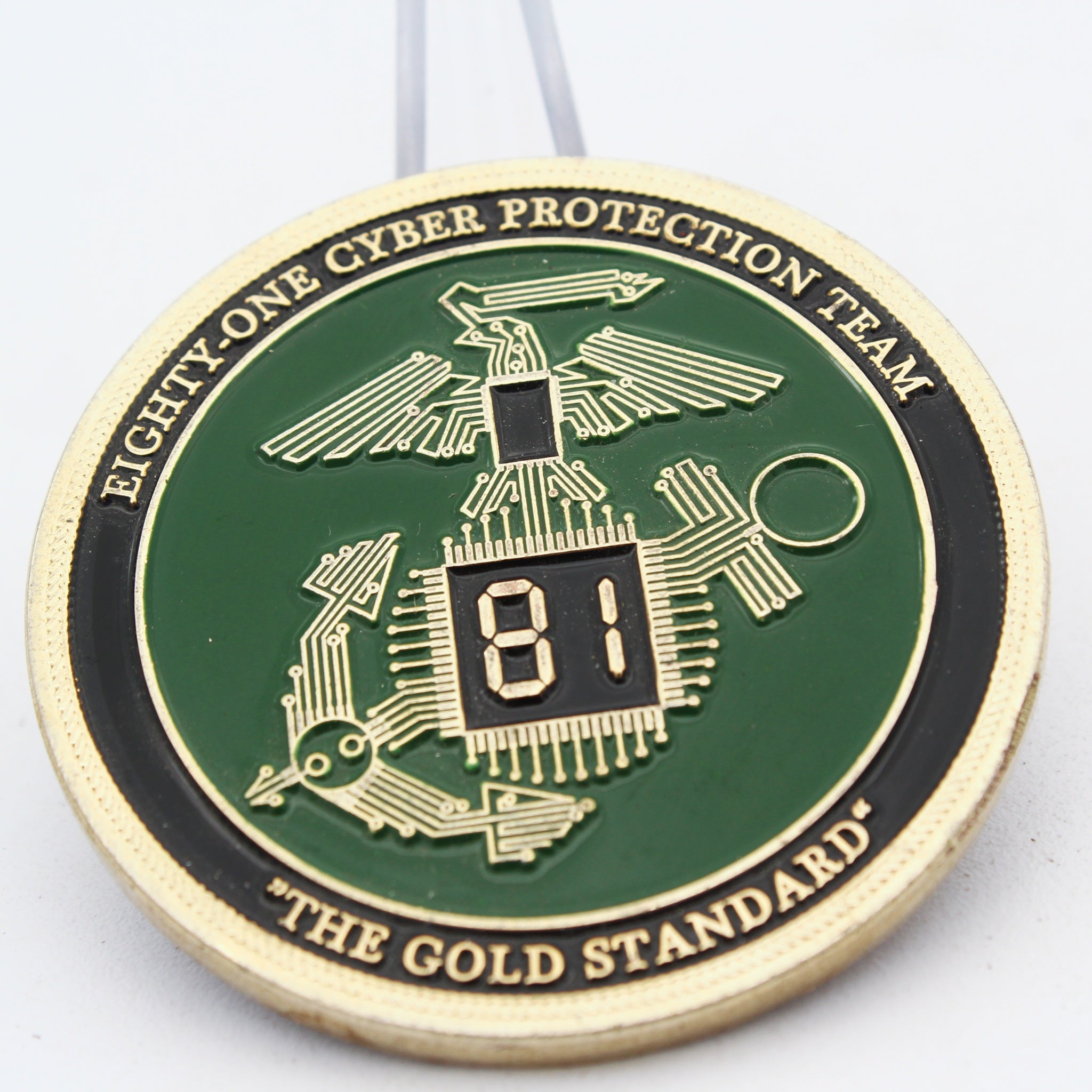 High One Cyber Protection Team Challenge Coin Cyber Security Military Collectible