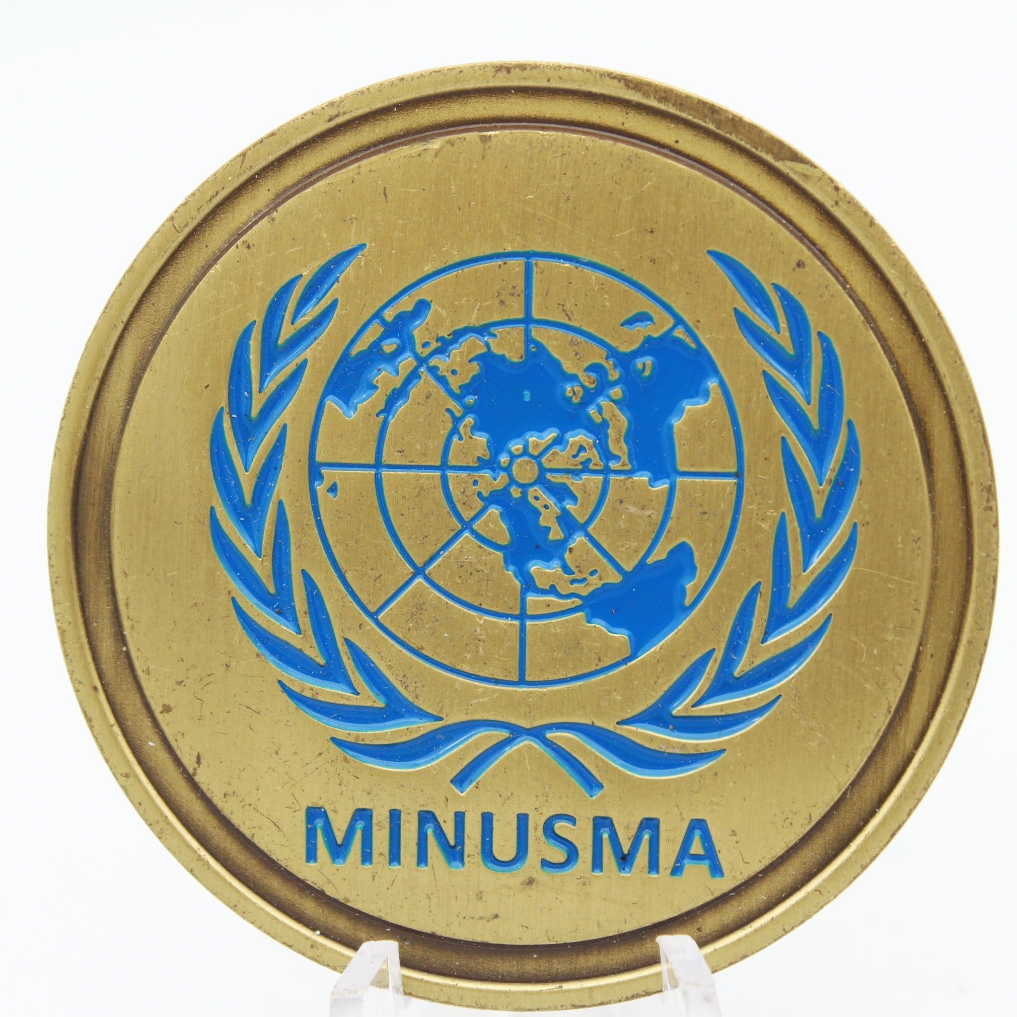 MINUSMA Bamako 2017 U2 ASIFU Challenge Coin 2 Inch Brass Pre-owned