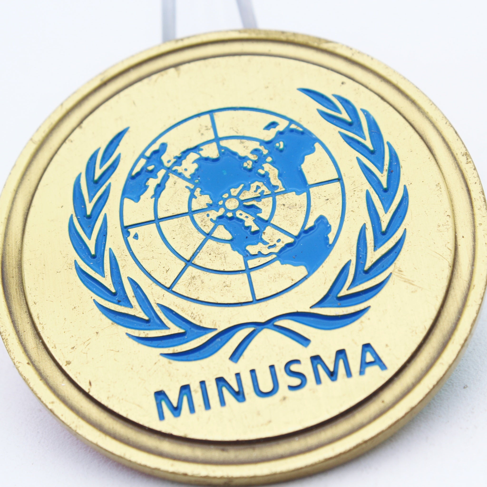 MINUSMA Bamako 2017 U2 ASIFU Challenge Coin 2 Inch Brass Pre-owned