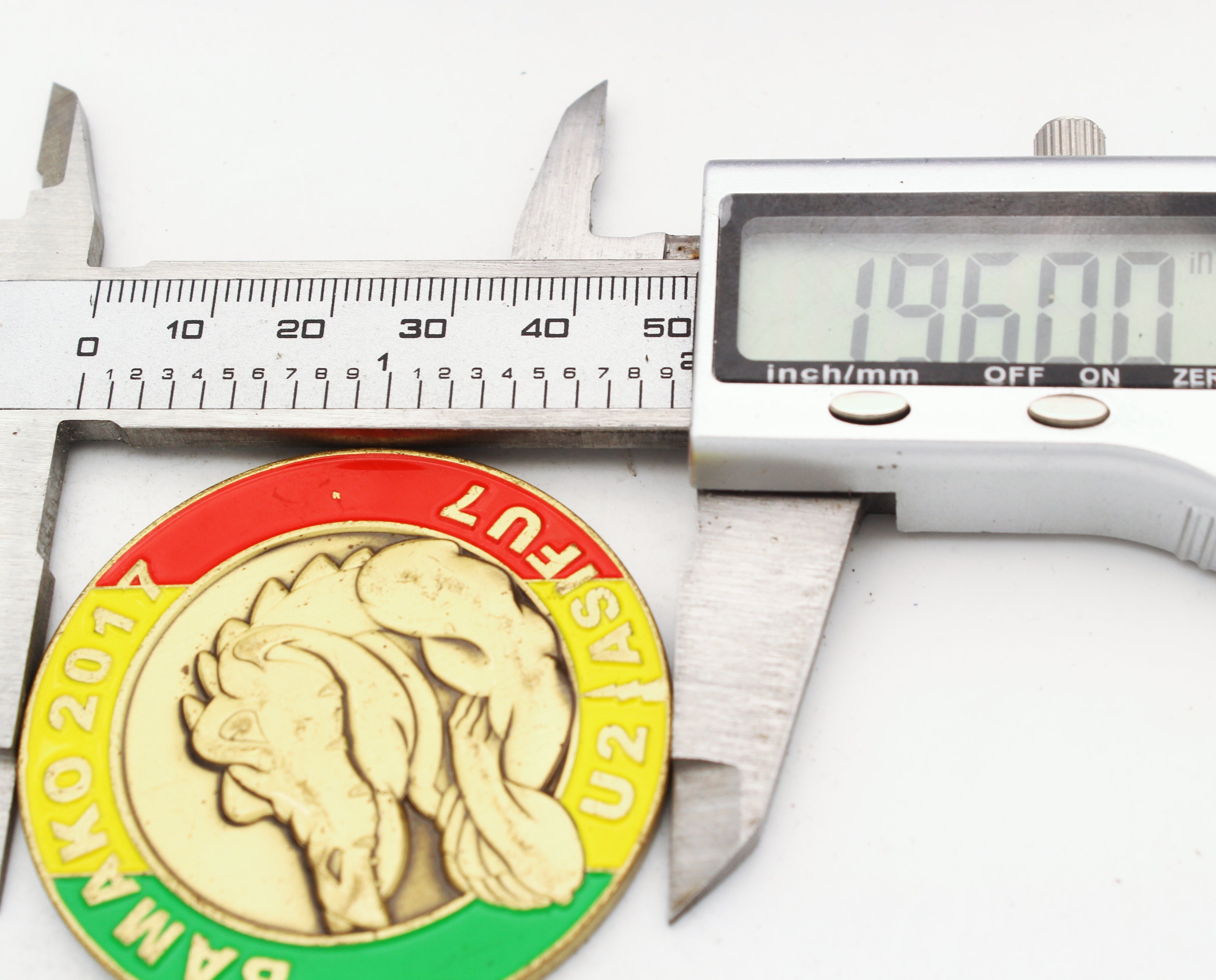 MINUSMA Bamako 2017 U2 ASIFU Challenge Coin 2 Inch Brass Pre-owned