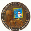 Brazilian Army Morro da Igreja Urubici SC Challenge Coin 2 Inch Brass Pre-owned