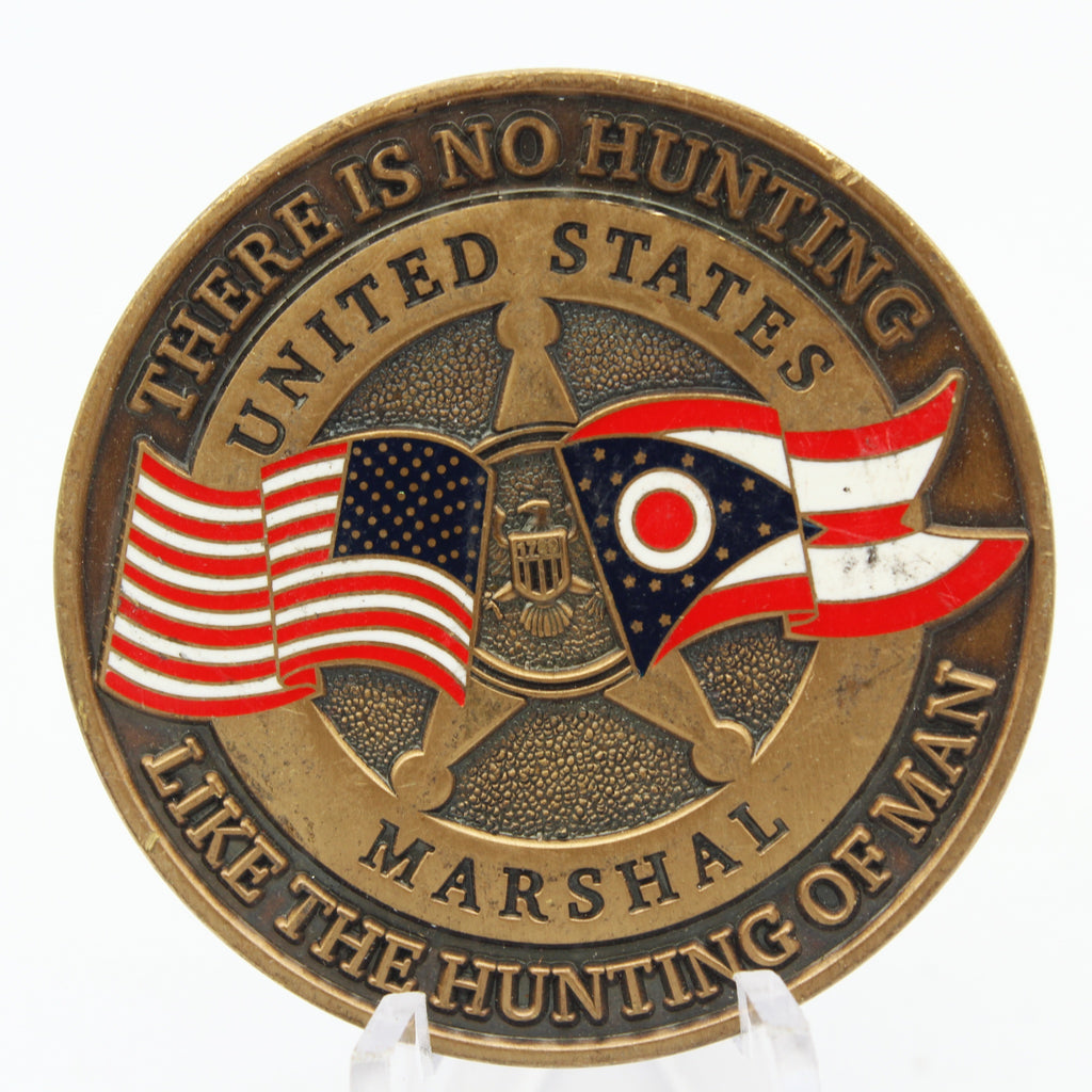 U.S. Marshal Northern Ohio Violent Fugitive Task Force Coin 1.75” Copper – Pre-Owned