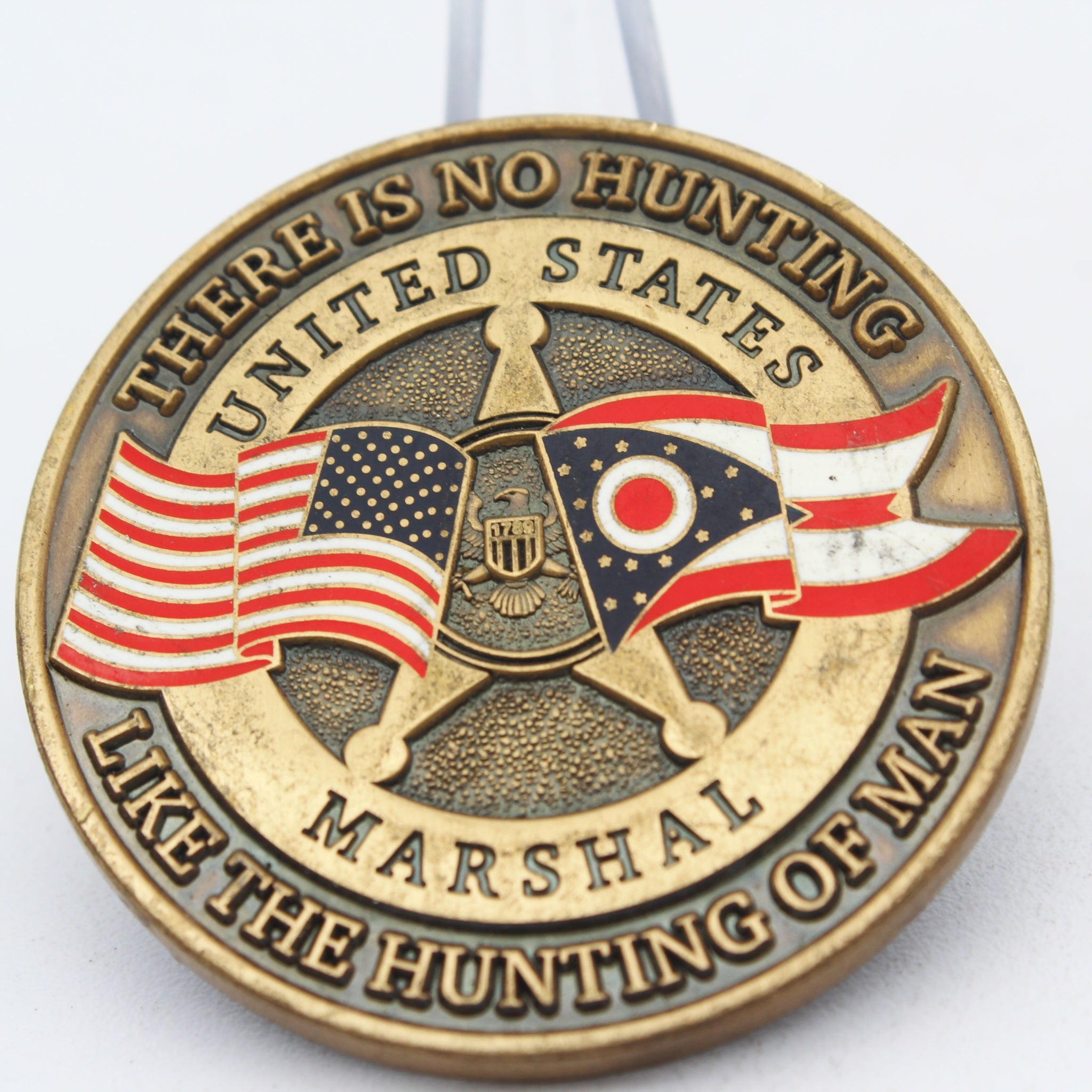 U.S. Marshal Northern Ohio Violent Fugitive Task Force Coin 1.75” Copper – Pre-Owned