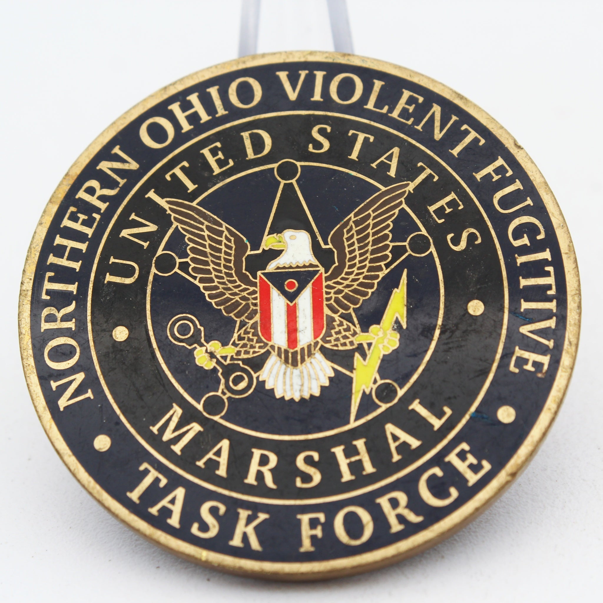U.S. Marshal Northern Ohio Violent Fugitive Task Force Coin 1.75” Copper – Pre-Owned