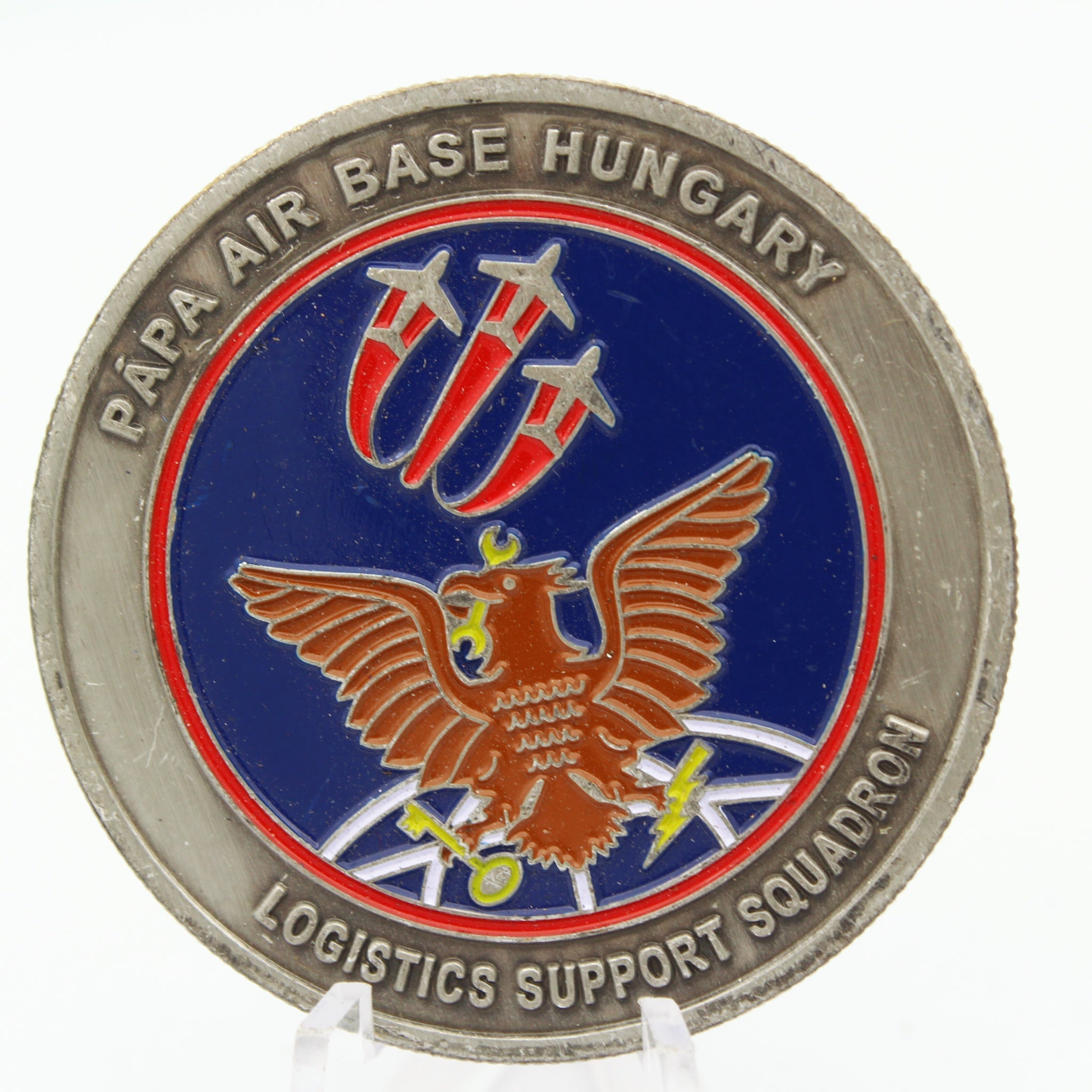 NATO Heavy Airlift Wing Challenge Coin Pápa Air Base Hungary Military Pre-owned
