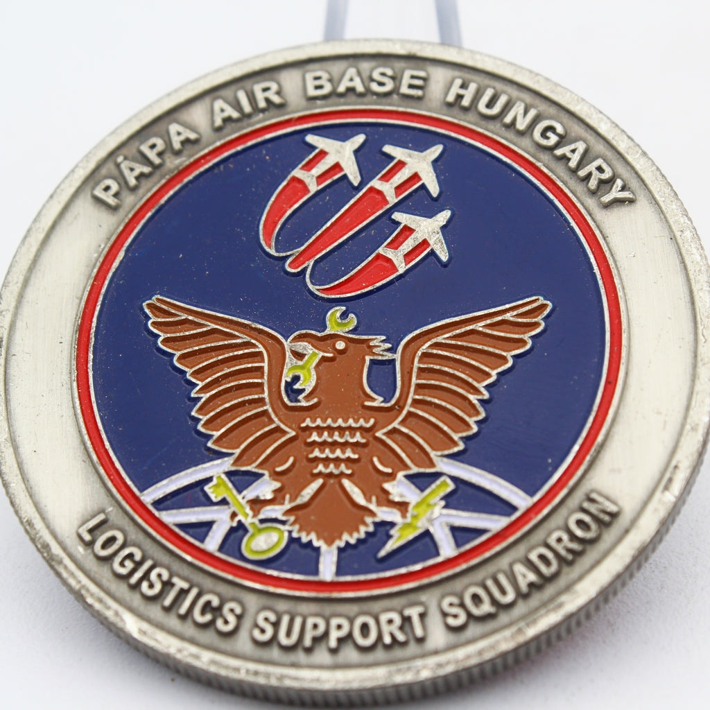 NATO Heavy Airlift Wing Challenge Coin Pápa Air Base Hungary Military Pre-owned