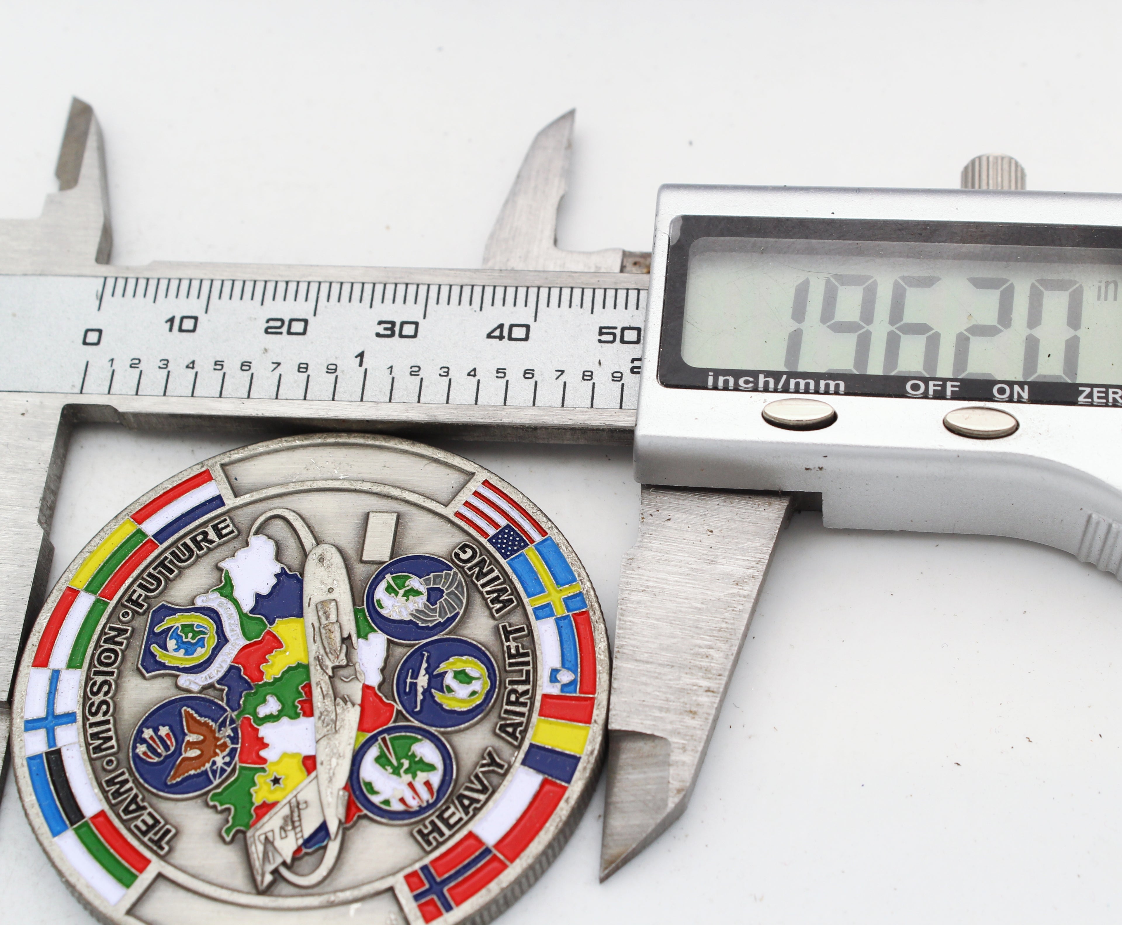 NATO Heavy Airlift Wing Challenge Coin Pápa Air Base Hungary Military Pre-owned