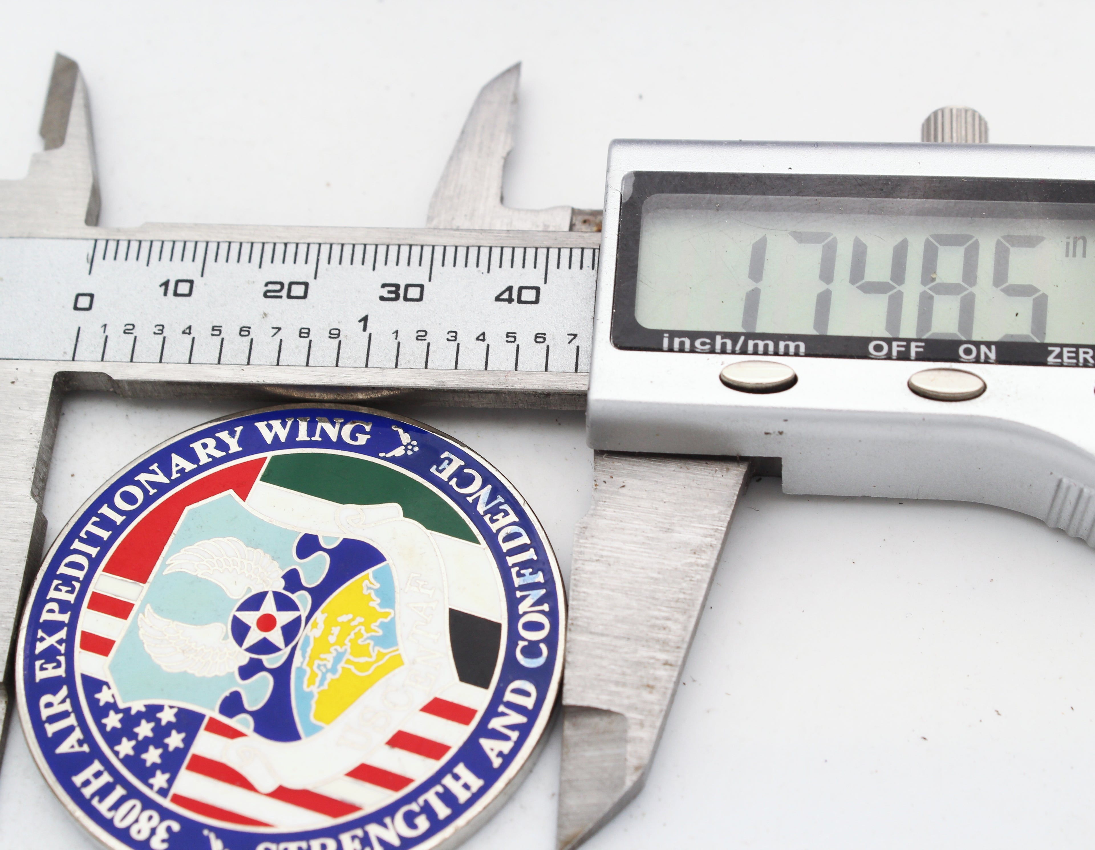 USAF 380th Air Expeditionary Wing Challenge Coin USCENTAF Arabian Gulf Military Pre-owned