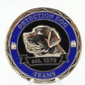 Queensland Police Service Brisbane Dog Squad Challenge Coin 2 Inch Pre-Owned