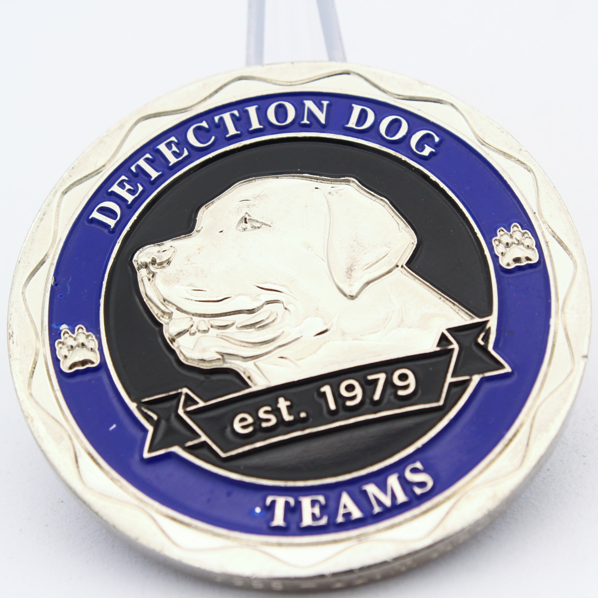 Queensland Police Service Brisbane Dog Squad Challenge Coin 2 Inch Pre-Owned