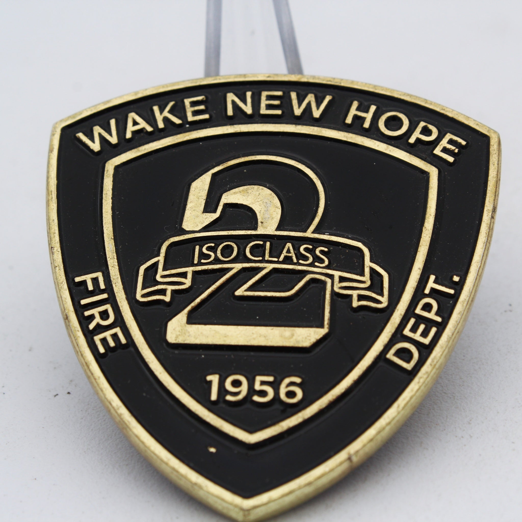 Wake New Hope Fire Dept 1956 ISO Class 2 Challenge Coin 2 Inch Firefighter Collectible Pre-owned