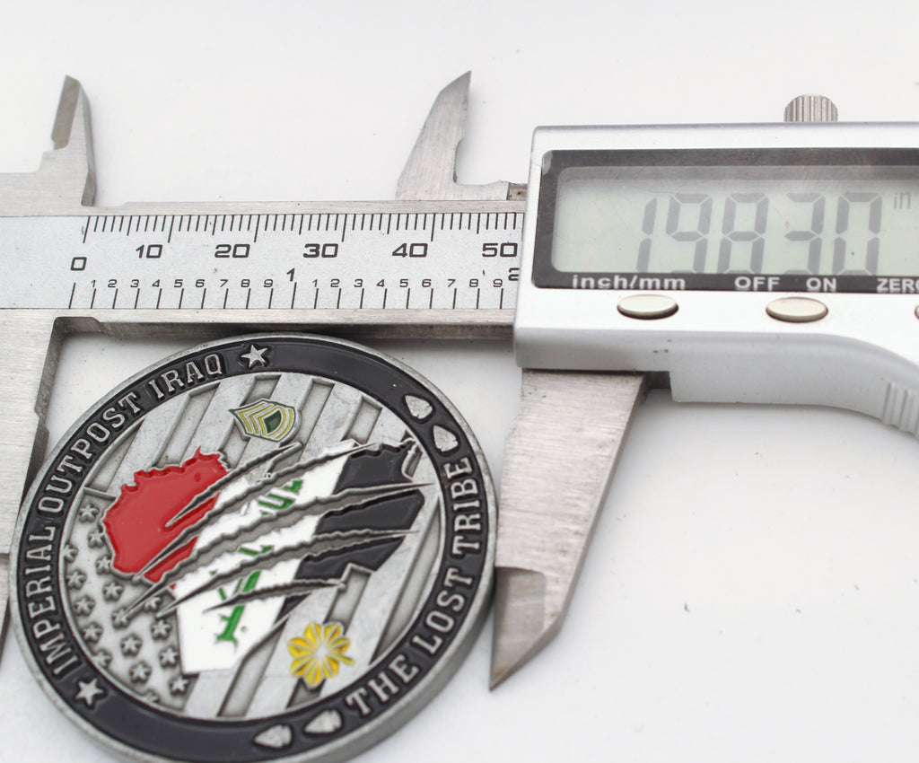 109th MDVSS FWD Grizzly Vets Imperial Outpost Iraq Challenge Coin 2" Pre-owned