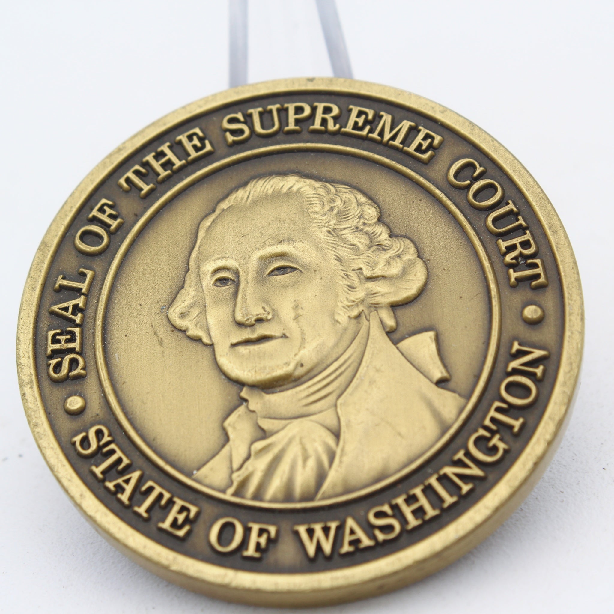 Washington State Supreme Court Temple of Justice Olympia Challenge Coin 1.75"