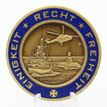 German Navy Minesweeper XXI Challenge Coin 1.75 Inch Pre-Owned Maritime Collectible