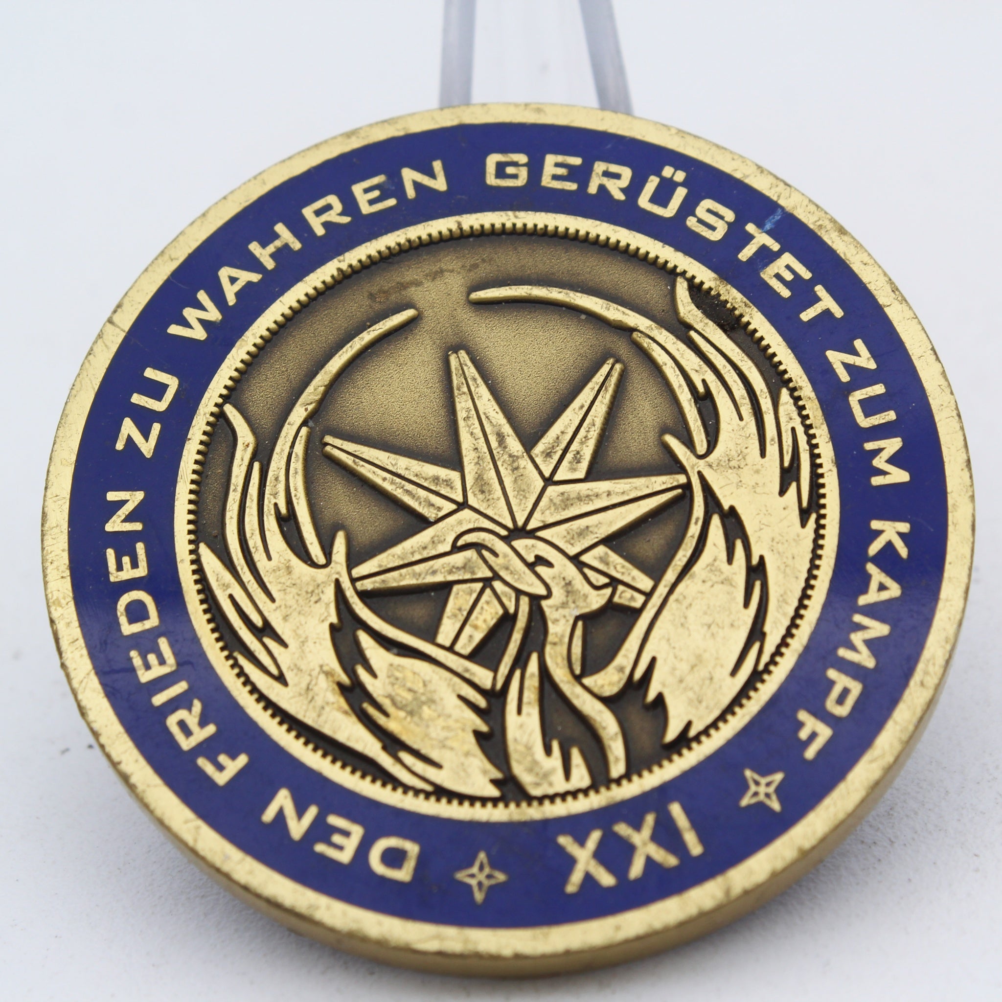German Navy Minesweeper XXI Challenge Coin 1.75 Inch Pre-Owned Maritime Collectible