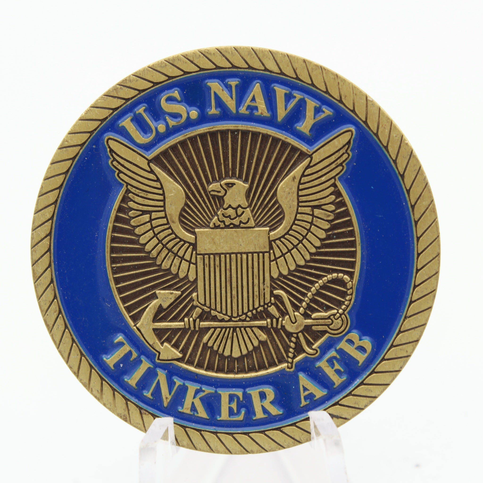 U.S. Navy E-6B Mercury Challenge Coin 1.6 Inch Copper Naval Aviation Collectible