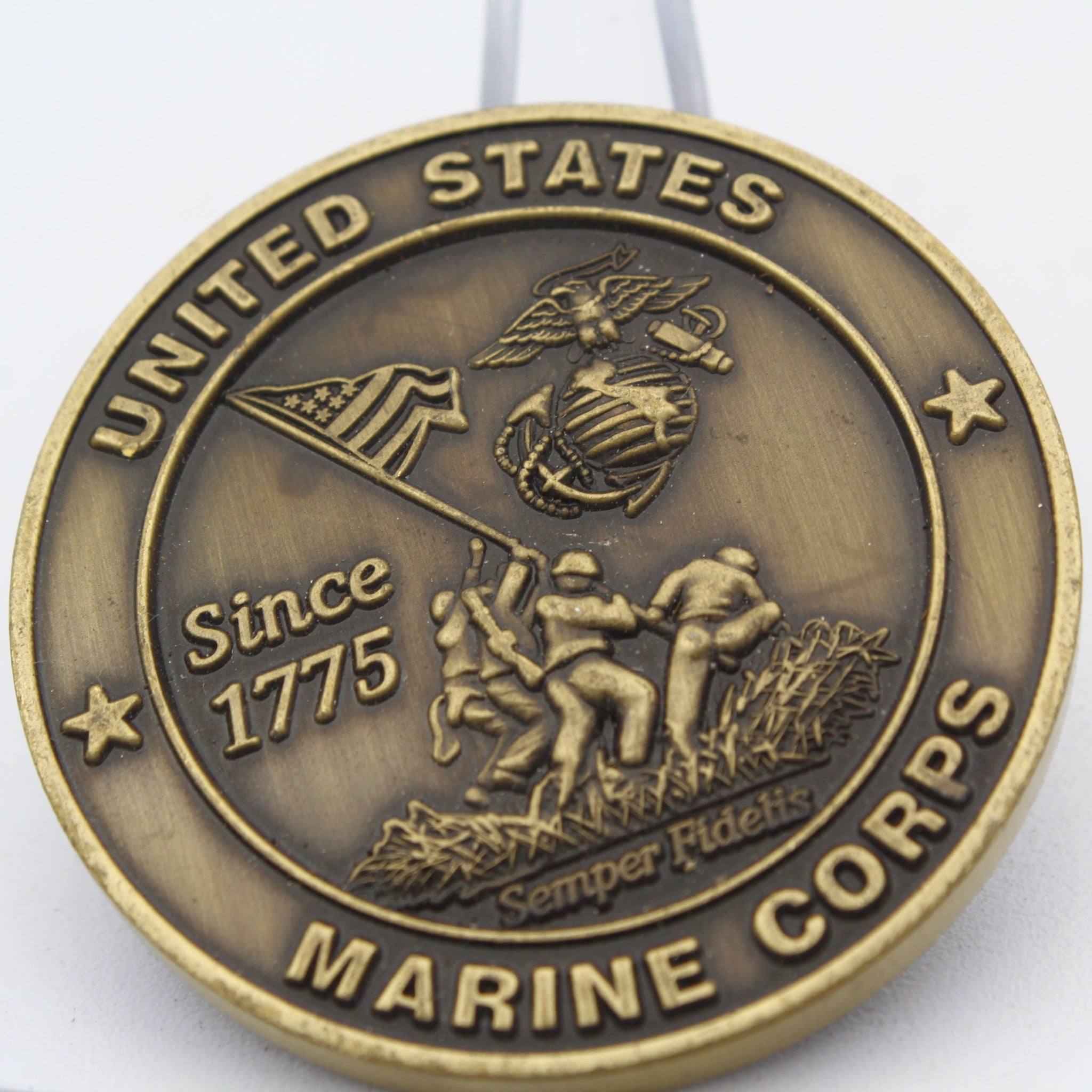 USMC MCRD Parris Island Second Recruit Training Battalion Challenge Coin 1.75 Inch Pre-Owned