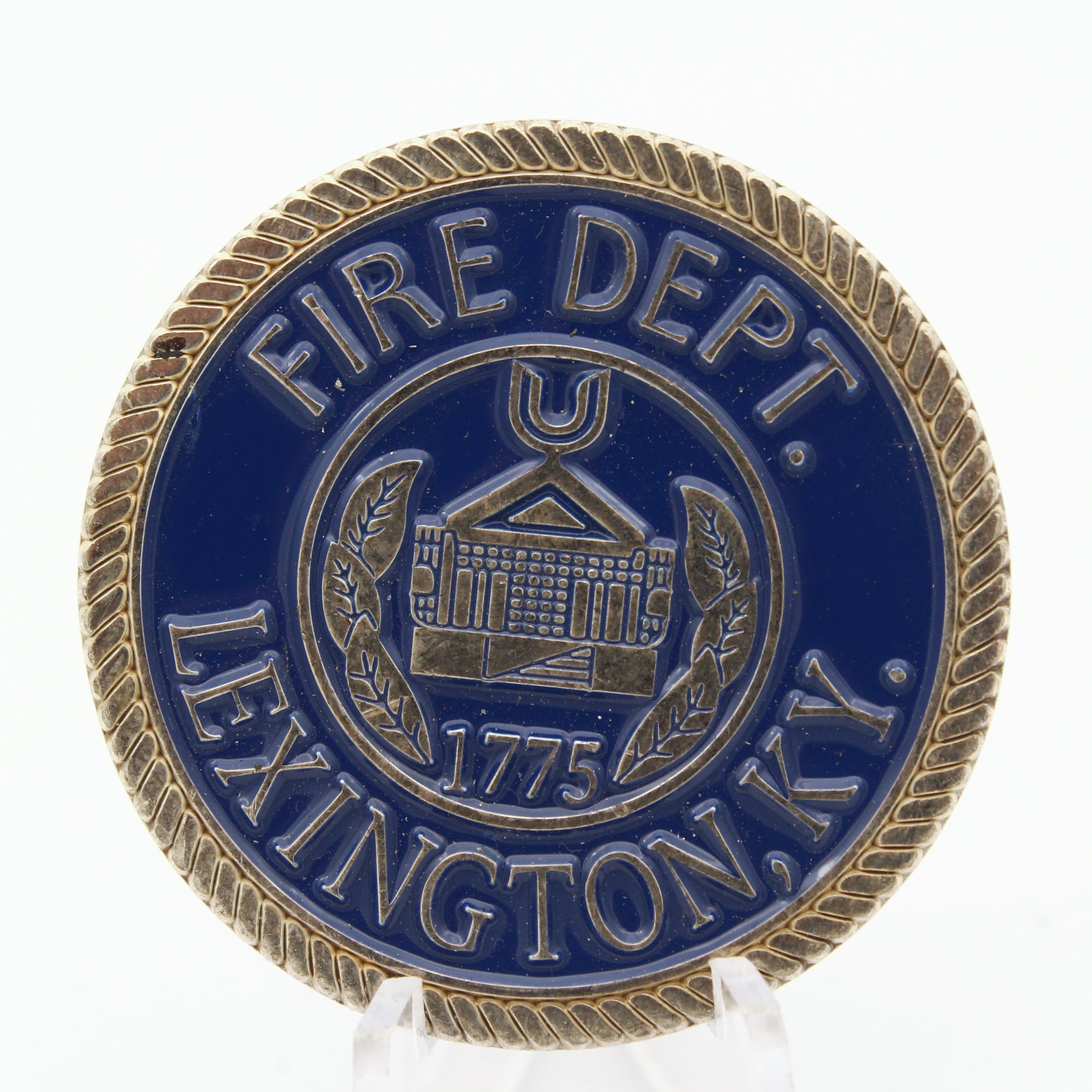 Lexington KY Fire Department Awards Banquet Challenge Coin 1.75 Inch Pre-owned