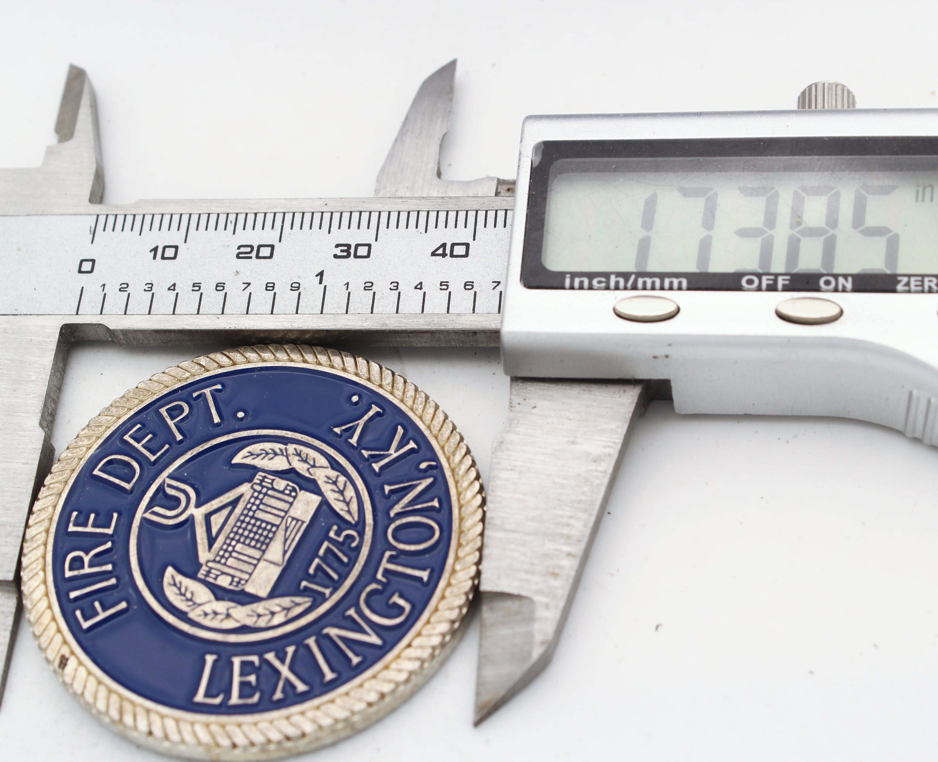 Lexington KY Fire Department Awards Banquet Challenge Coin 1.75 Inch Pre-owned