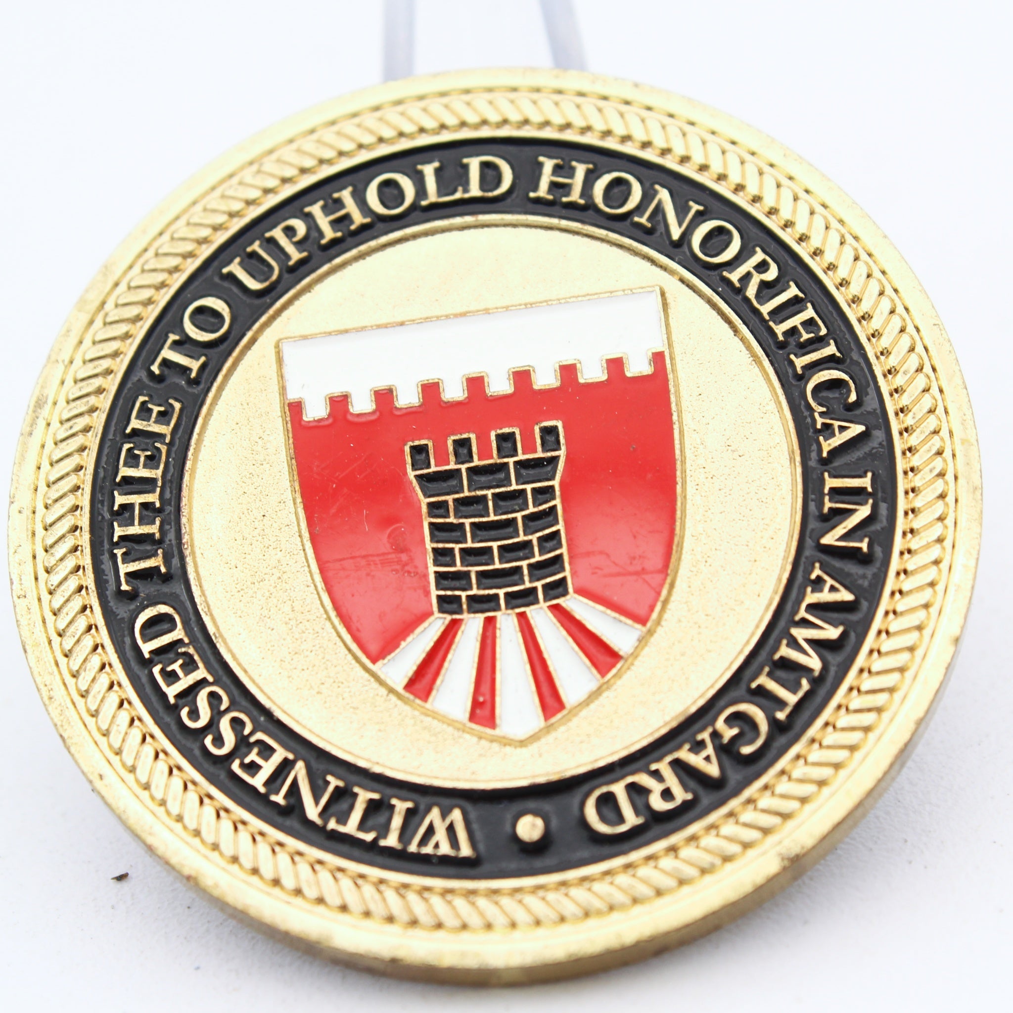 British Army Bear Kingdom Champion of Westmarch Challenge Coin 1.75 Inch Pre-owned