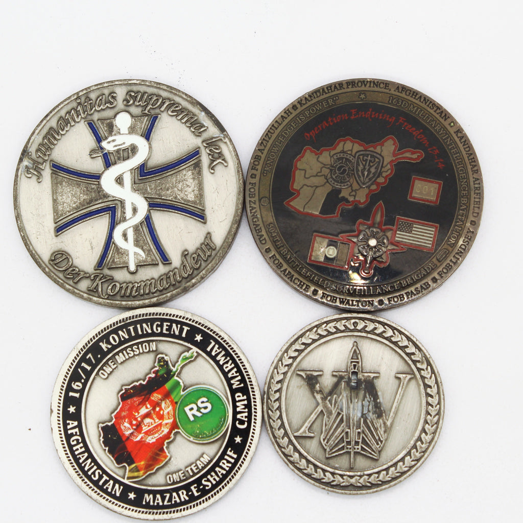 4pcs challenge coin pre-owned private