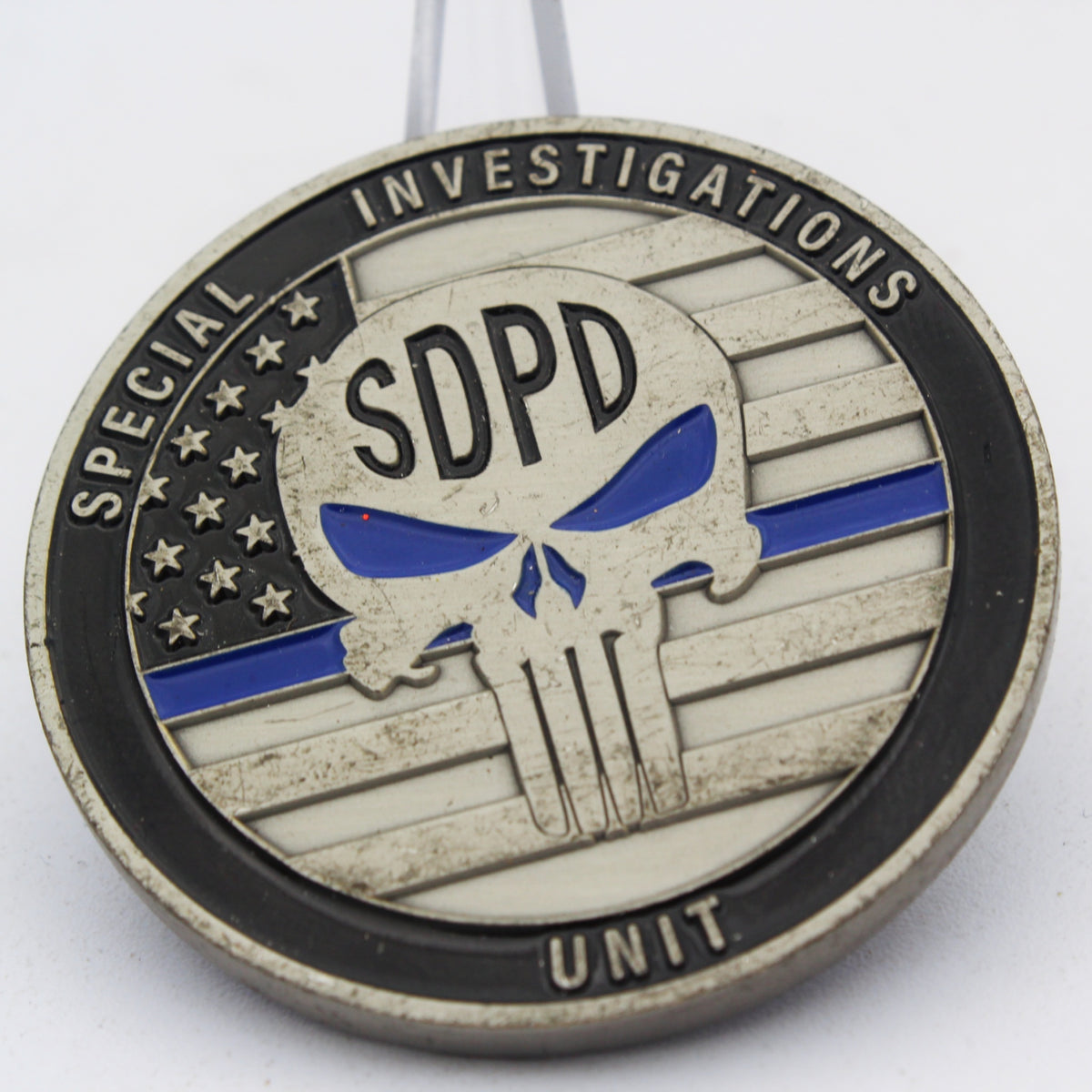 San Diego Police Detective Special Investigations Unit Challenge Coin 2.0" Copper Pre-Owned