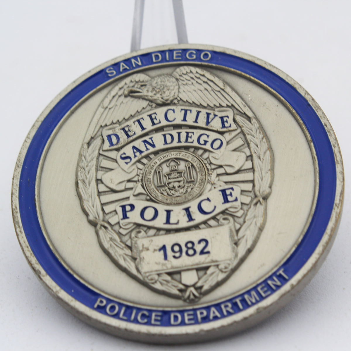 San Diego Police Detective Special Investigations Unit Challenge Coin 2.0" Copper Pre-Owned