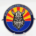Royal Norwegian Air Force F-35 Luke Air Force Base Challenge Coin 2.0" Copper Pre-Owned