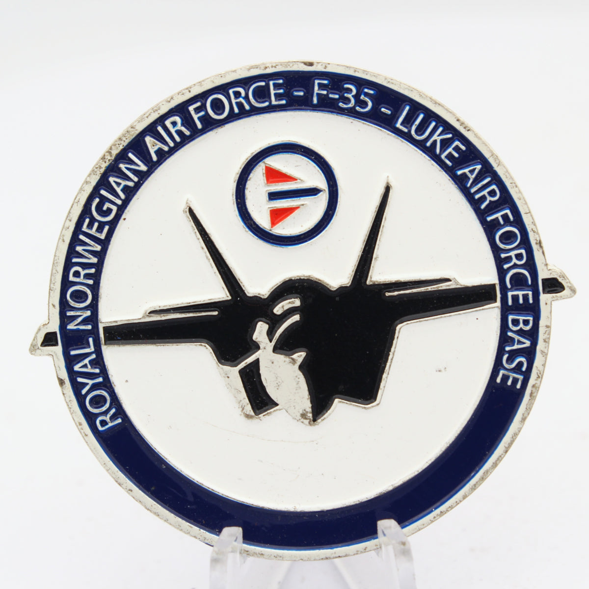 Royal Norwegian Air Force F-35 Luke Air Force Base Challenge Coin 2.0" Copper Pre-Owned