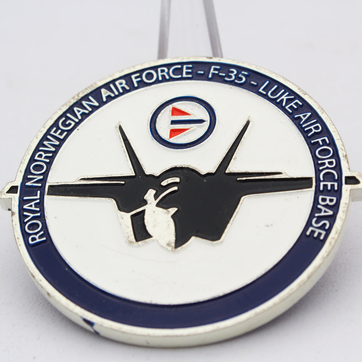 Royal Norwegian Air Force F-35 Luke Air Force Base Challenge Coin 2.0" Copper Pre-Owned