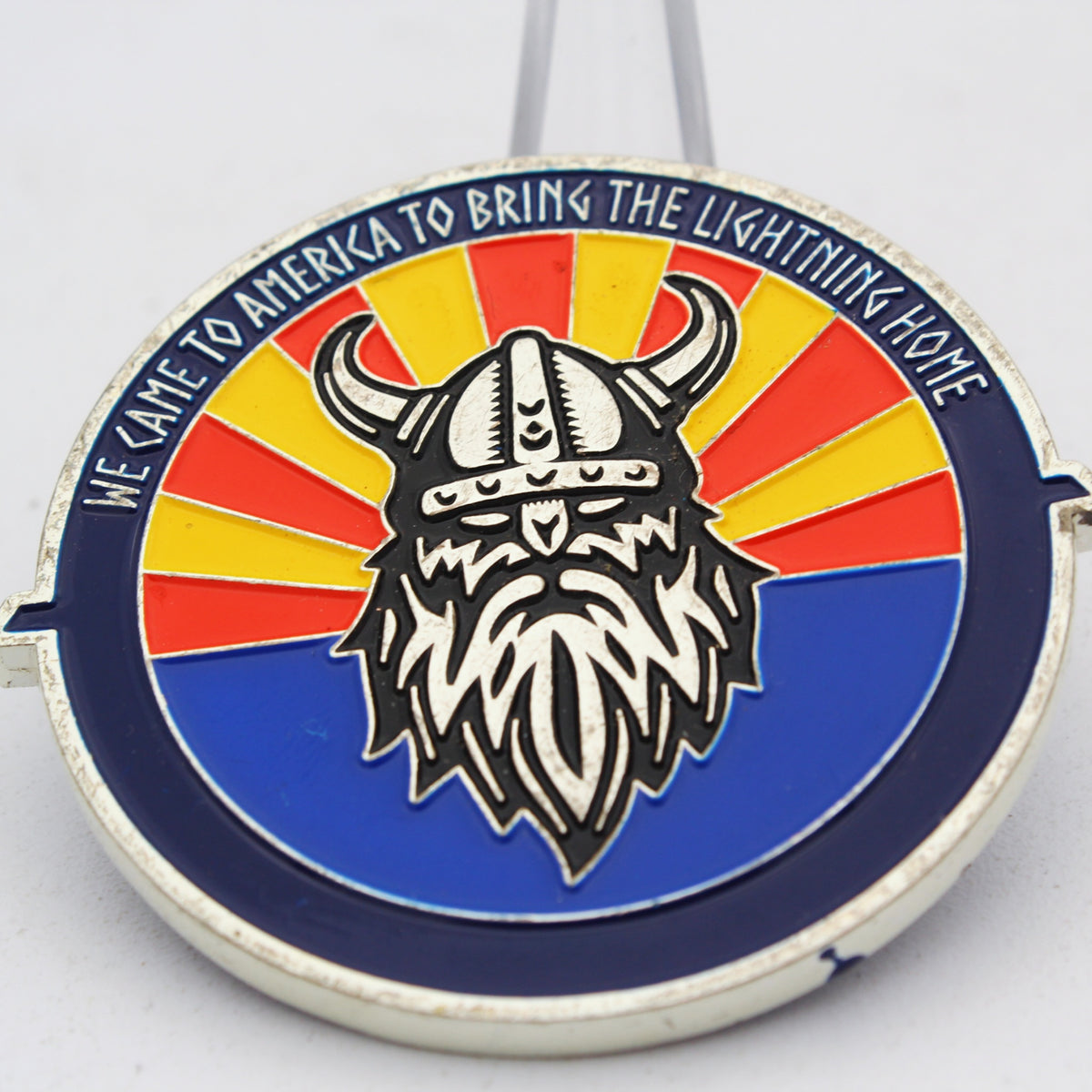 Royal Norwegian Air Force F-35 Luke Air Force Base Challenge Coin 2.0" Copper Pre-Owned