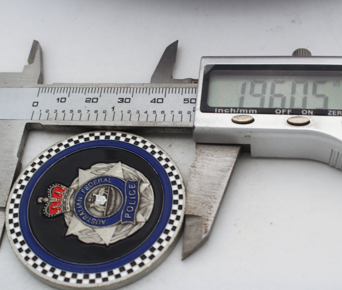 Australian Federal Police Mexico City Challenge Coin 2.0" Copper Pre-Owned